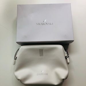 Swarovski crystal make up pouch bag travel case
